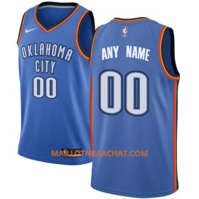 Maillot NBA Oklahoma City Thunder Personnalisable Nike 2017-18 Bleu Swingman - Homme